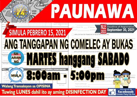 comelec pasig|Comelec Pasig City Dos .